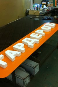 Продукция из пенопласта, Продукция, Буквы из пенопласта