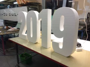 Продукция из пенопласта, Продукция, Буквы из пенопласта